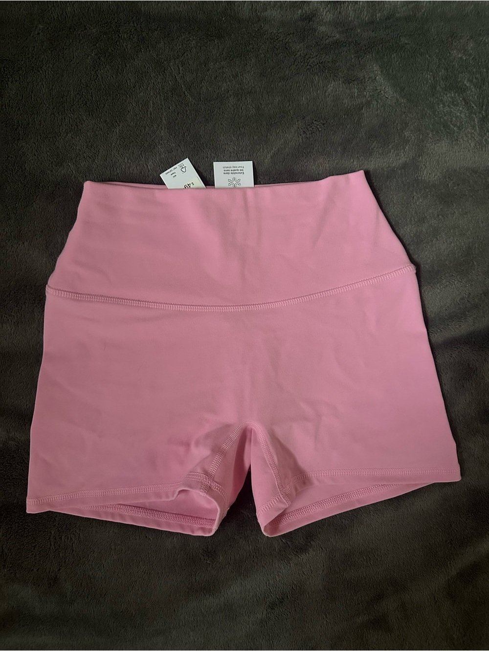 Garage High-Waist Pink Athletic Shorts